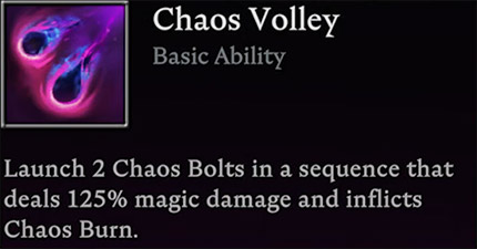 Chaos Volley Chaos Ability V Rising