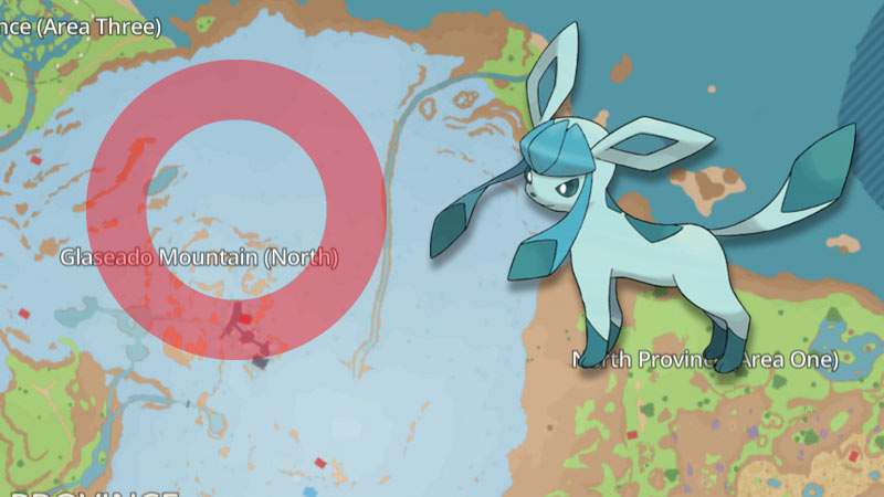 Glaceon Pokemon Scarlet and Violet